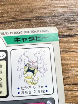 Pokemon Carddass Card Caterpie File No.10 Bandai Pocket Monsters 1997 Japan - Image 3