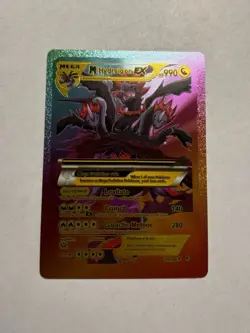 M Hydreigon EX Rainbow Foil Fan Art Display Card Mega Evolution 990HP NM - Image 1