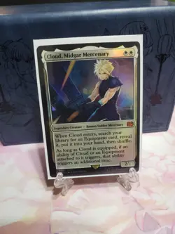Cloud, Midgar Mercenary Final Fantasy Foil NM - Image 1