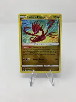 Pokemon TCG Radiant Eternatus Crown Zenith 105/159 Holo Radiant Rare - Image 1