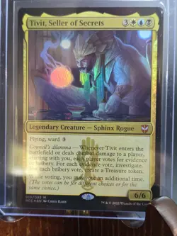 Tivit, Seller of Secrets Commander: Streets of New Capenna MTG Foil LP - Image 3
