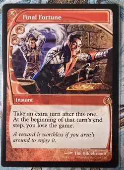 Final Fortune, Mystery Booster, Future Sight, Regular, #190, MTG, NM++ - Image 1