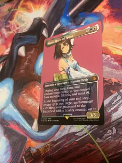 Yuna, Hope of Spira (Borderless) Final Fantasy Mythic Rare MTG Mint - Image 2