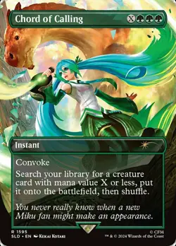 [1x] Chord of Calling (1595) - Foil Near Mint, English Secret Lair MTG Magic - Image 1