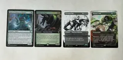 Kami of Whispered Hopes. Defiler of Vigor. Tyrranax Rex. Nature’s Will. Mtg - Image 1