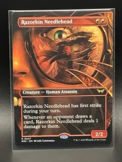 2024 Magic Duskmourn: House Of Horror - #347 Razorkin Needlehead Regular - NM - Image 1