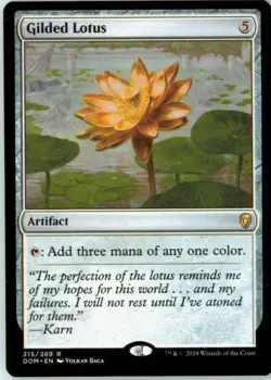 Gilded Lotus 215 Rare Dominaria Near Mint - Image 2