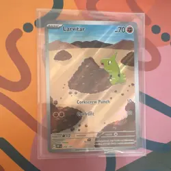 The Pokemon Company Larvitar SV03 Obsidian Flames 203/197 Illus Rare Holo EN - Image 1