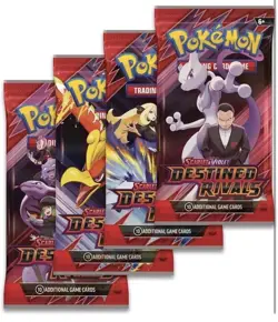 Pokemon TCG Destined Rivals Loose Booster Pack Sealed 1x Random Art - Image 1