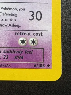 Pokemon Dark Gengar Neo Destiny Holo 6/105 MP - Image 4