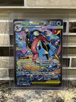 Mega Greninja Ex 116/086 SIR Mega Evolution EX Chaos Rising Pokemon - Image 1