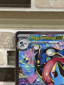 Mega Greninja Ex 116/086 SIR Mega Evolution EX Chaos Rising Pokemon - Image 3
