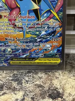 Mega Greninja Ex 116/086 SIR Mega Evolution EX Chaos Rising Pokemon - Image 5