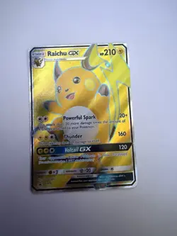 Pokemon TCG Raichu GX SM90 SM Holo Promo 210 HP Stage 1 Card English - Image 3
