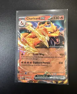 Pokemon TCG Charizard ex 006/165 SV: Scarlet & Violet 151 Double Rare Holo - Image 1
