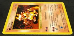 Magmar 36/102 Uncommon Non Holo Base Set Shadowless 1999 Vintage Pokemon TCG MP - Image 2