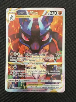 Pokemon TCG Crown Zenith Lucario VSTAR Swsh291 Sword & Shield Full Art Promo NM - Image 1