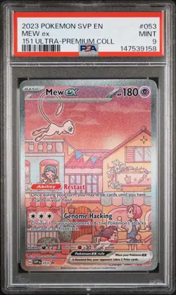 2023 151 Ultra Premium Collection Mew ex Promo #053 PSA 9 - Pokemon TCG - Image 1