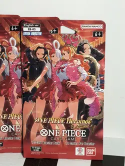 ONE PIECE Heroines EB-03 Sleeved Booster pack English - Lot of 5 - New / Sealed - Image 2