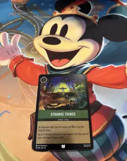 Lorcana Cold Foil - Strange Things 95/204 -Wilds Unknown - Image 1