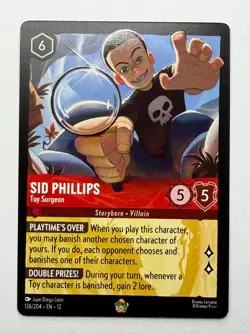 Sid Phillips - Toy Surgeon 126/204 Disney Lorcana Wilds Unknown Regular - Image 1