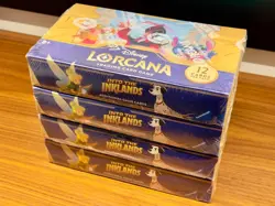 Disney Lorcana: Into the Inklands Booster Box - SET OF 4 BOXES - New/Sealed - Image 1