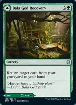 MTG English Bala Ged Recovery / Bala Ged Sanctuary NM Normal Zendikar Rising - Image 1