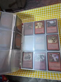Magic The Gathering MTG Huge Binder Collection Lot Vintage Cards Red Binder Too - Image 5