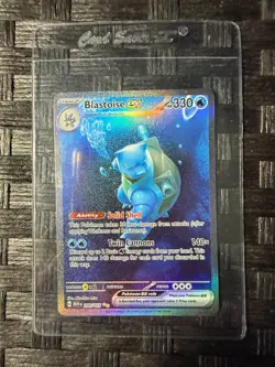 Blastoise ex 202/165 Sv2a: Pokemon Card 151 Holo (English) - Image 1