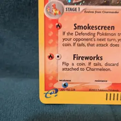 Charmeleon 99/97 EX Dragon Secret Rare Holo Pokemon Card 2003 (Swirl under name) - Image 4