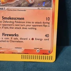 Charmeleon 99/97 EX Dragon Secret Rare Holo Pokemon Card 2003 (Swirl under name) - Image 5