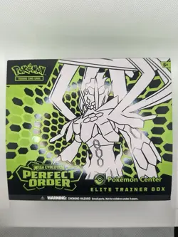 Pokemon Center Perfect Order ETB OPEN BOX Sealed Promo Cards & Contents READ DES - Image 1