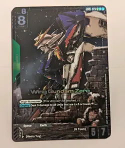 Gundam Card Game - GD01-024 - Wing Gundam Zero - LR+ - Image 1