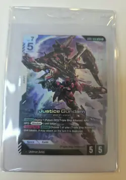 Gundam Card Game Newtype Rising Justice Gundam GD01-066 LR - Image 3