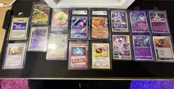 Pokemon Card Lot CGC Graded Slabs + Full Arts Ultra Rare Japanese/English Hits - Image 1