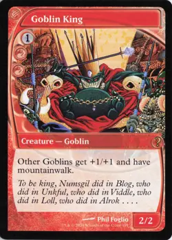 Goblin King (Future Sight) 191 MB2 Mystery Booster 2 R Regular - Image 1