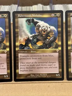 5x Magic the Gathering MTG Sabertooth Nishoba (268) Invasion LP - Image 5