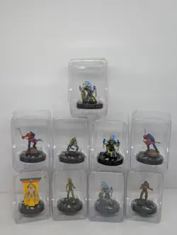 HeroClix Iron Maiden Counter Top Display Box With 9 Figures - Image 5