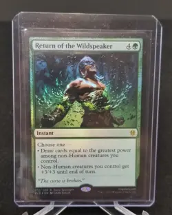 MTG Return of the Wildspeaker - Foil - Throne of Eldraine 172/269 NM/Nvr Played - Image 3