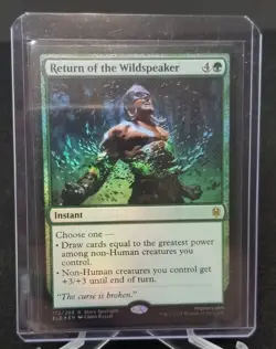 MTG Return of the Wildspeaker - Foil - Throne of Eldraine 172/269 NM/Nvr Played - Image 4