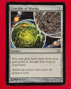 Crucible of Worlds Fifth Dawn Regular HP MTG Magic The Gathering Ships FAST - Image 1