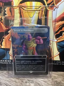 Magic the Gathering MTG Swords to Plowshares (Foil) (PSA Promo) (Sealed) - Image 1
