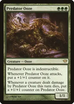 Predator Ooze Dark Ascension Foil MTG 124 MP - Image 1