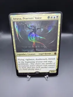 Oversized Atraxa, Praetors' Voice Commander 2016 Foil Magic Gathering LP - Image 1