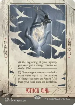 [1x] Aether Vial (1640) Near Mint Secret Lair MTG Magic pack fresh edh staple nm - Image 1