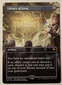 Library of Leng Special Guests Nonfoil NM MTG Free Shipping - Image 1