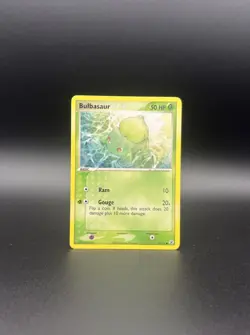 Bulbasaur 55/112 EX Fire Red & Leaf Green Pokemon TCG 2004 Near Mint (NM) - Image 1