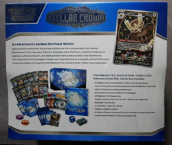 Stellar Crown Pokemon Center Exclusive Elite Trainer Box ETB TCG -Factory Sealed - Image 2