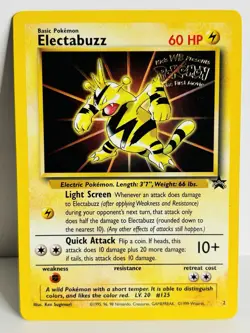 Electabuzz Black Star Promo 2 WB Movie Promo Pokemon Card- 9 - Image 1