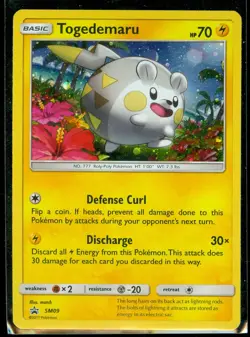 Pokemon TOGEDEMARU SM09 - Sun & Moon RARE HOLO PROMO - (Read description) - Image 1